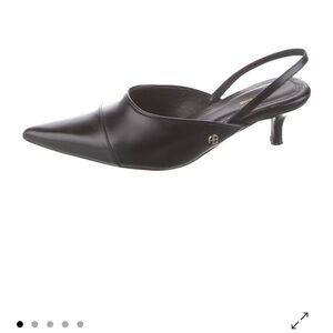 Anine Bing Black Slingback Heels